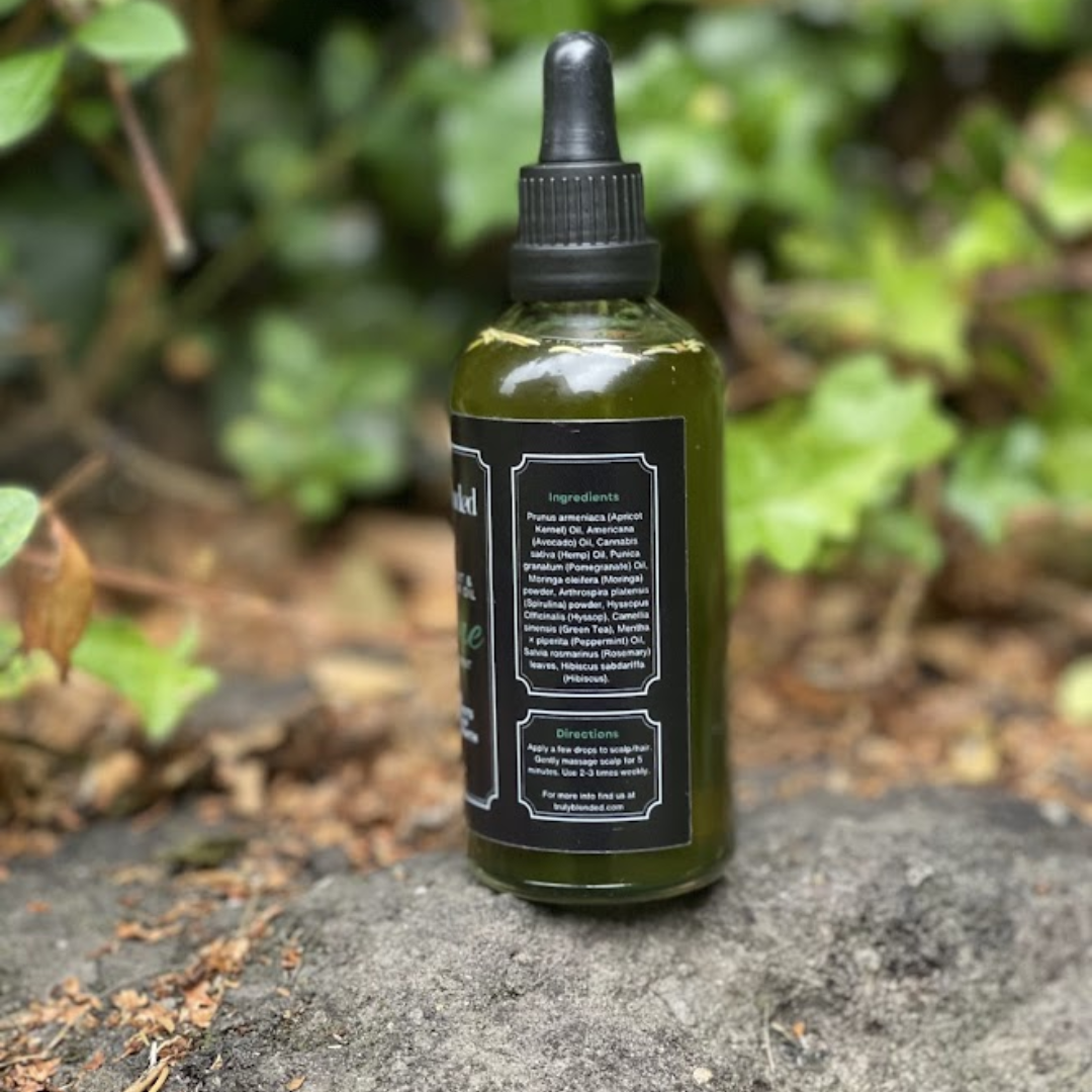 The one: Hyssop, Mint, and Moringa Infused with Pomegranate | A scalp and hair oil (PRE-ORDER)